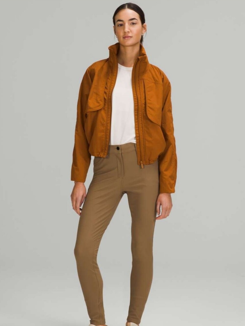 Lululemon City Sleek Slim-fit High Rise Pant Artifact Tan 30 / 10